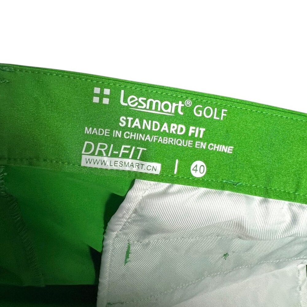 NWT Lesmart Men's Ultimate 365 Quick Dry Golf Shorts in Green Dri-Fit Size 40 - Picture 7 of 10